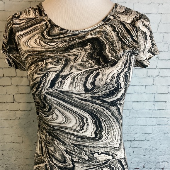 Peruvian Connection marble swirl print maxi dress  Pima Cotton XS Duster Boho - Picture 3 of 14